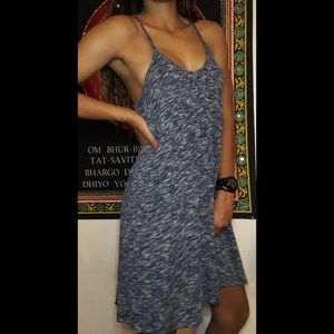 XS AEO Super Soft Blue Racerback Flowy Dress